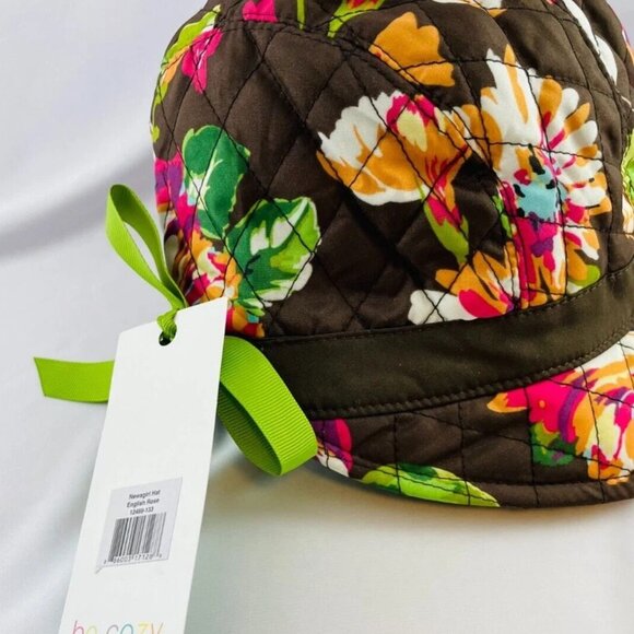 NWT VERA BRADLEY  Newsgirl Hat ENGLISH ROSE - Picture 5 of 6